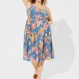 Torrid Floral Midi Dress